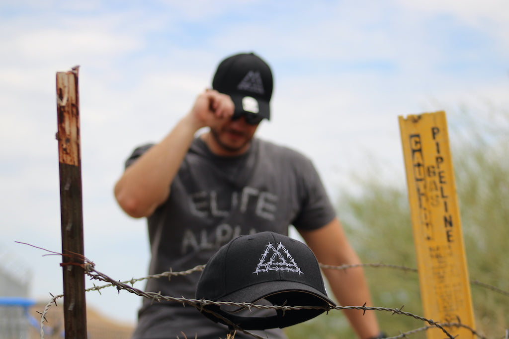 Embroidered Elite Alpha Barbed Wire Hat